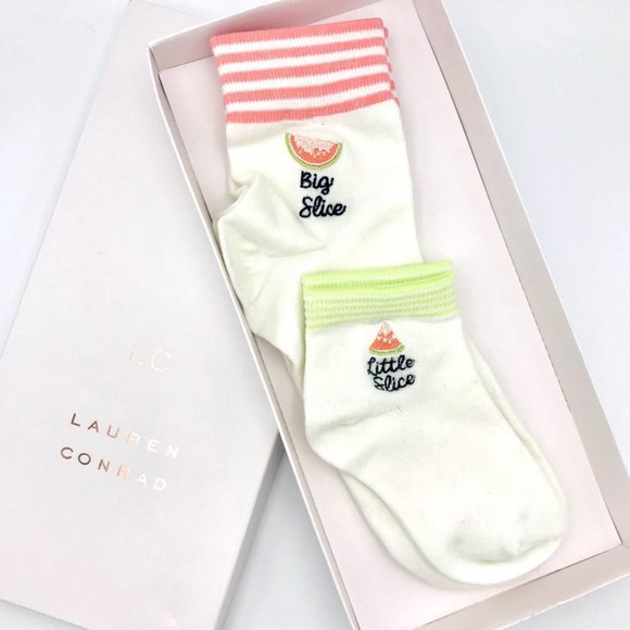 LC Lauren Conrad Other - 🎉HP! 🎉 Lauren Conrad Mommy & Me Watermelon Socks